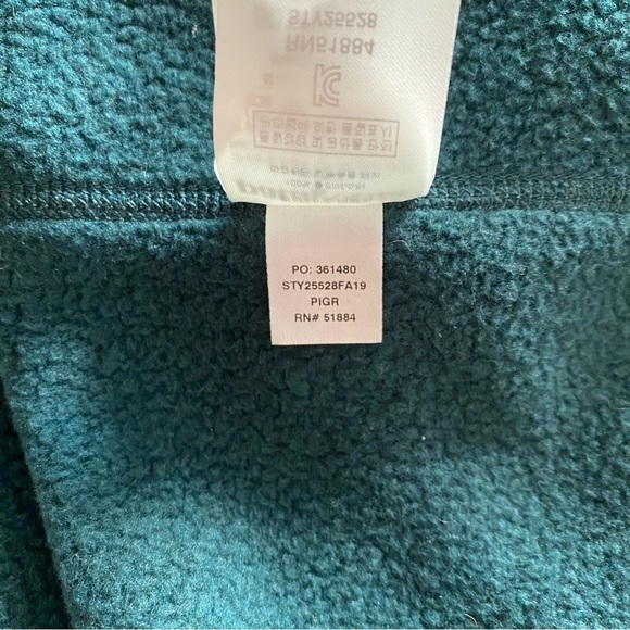 Patagonia Men's Better Sweater Fleece Jacket Coat Full Zip Turquoise Size XXL - Picture 12 of 12